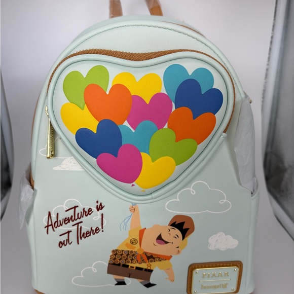 Loungefly Handbags - Loungefly Mint Kids Heart Balloon Mini Backpack